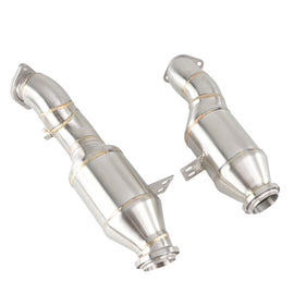 Downpipe FMIC.Pro AMG 43 dettaglio attacchi lambda