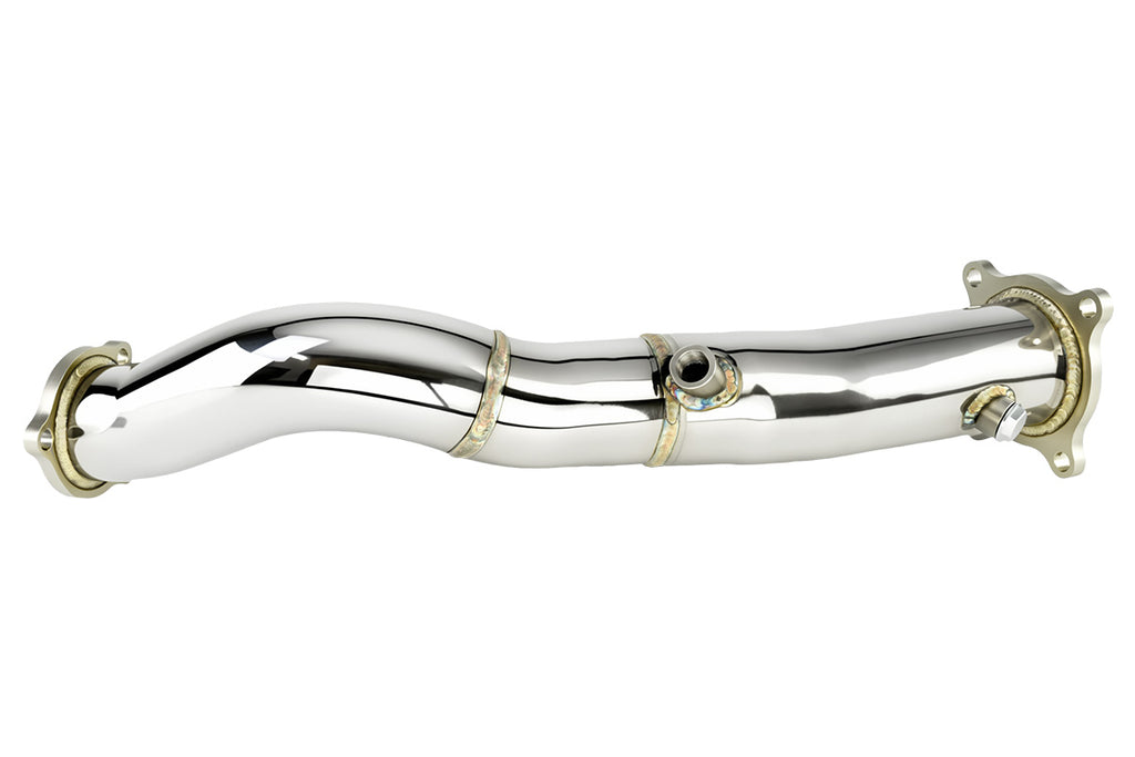 Dettaglio flangia CNC del downpipe FMIC.Pro per Macan
