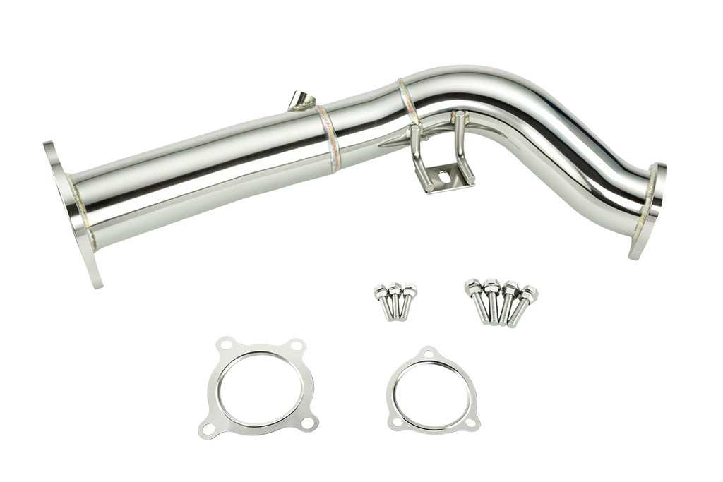 Downpipe FMIC.Pro Porsche Macan 2.0T dettaglio saldature TIG