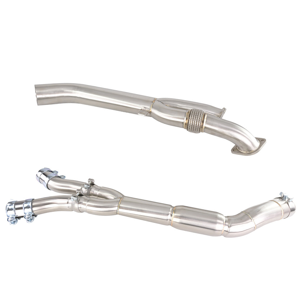 Downpipe midpipe FMIC.Pro G80 dettaglio giunto flessibile