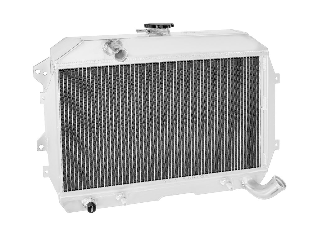 Radiatore Racing FMIC.Pro per Datsun 240Z (S30) 70-73 - vista attacchi