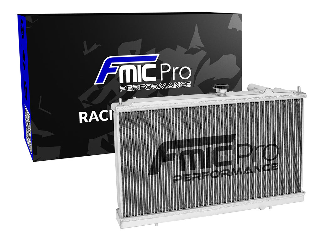 Radiatore Racing FMIC.Pro per Mitsubishi Lancer Evolution 4 5 6 - vista frontale