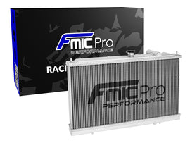 Radiatore Racing FMIC.Pro per Mitsubishi Lancer Evolution 4 5 6 - vista frontale
