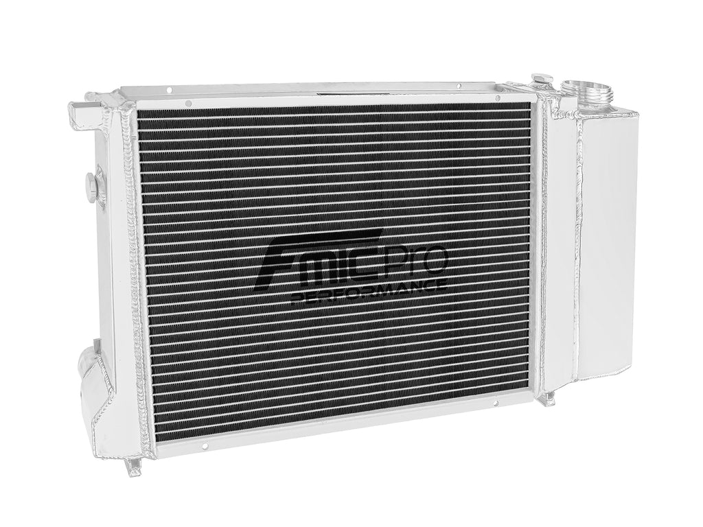 Radiatore Racing FMIC.Pro per BMW Serie 3 E30 E36 e Serie 5 E34 - attacchi e raccordi