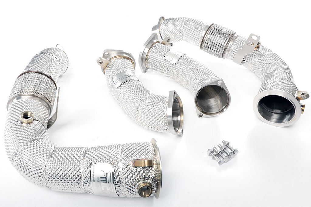 Downpipe FMIC.Pro G70 dettaglio schermo termico