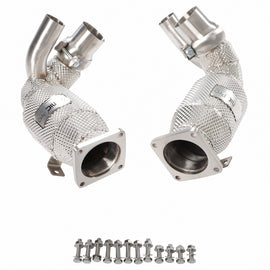 Downpipe FMIC.Pro 991.2 dettaglio schermo termico
