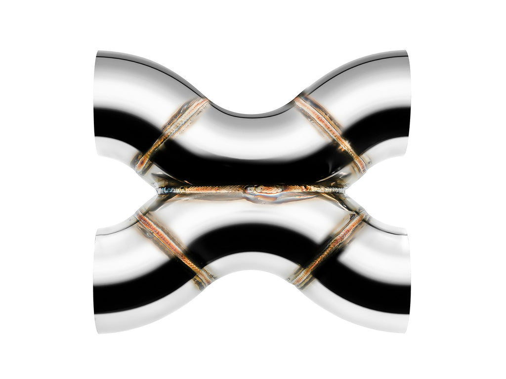 X-Pipe FMIC.Pro saldato a mano 76mm inox 304