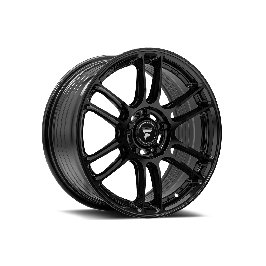 Cerchio in Lega Fondmetal -Fittipaldi- FITTIPALDI FS368 FITTIPALDI 17x8 ET35 5x114.3 GLOSSY BLACK