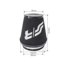 Filtro conico spugna nera