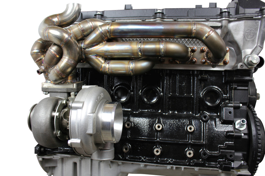 Collettore Turbo BMW M50/M52/M54 Bottom Mount Tubolare Inox (Solo LHD) - foto 2