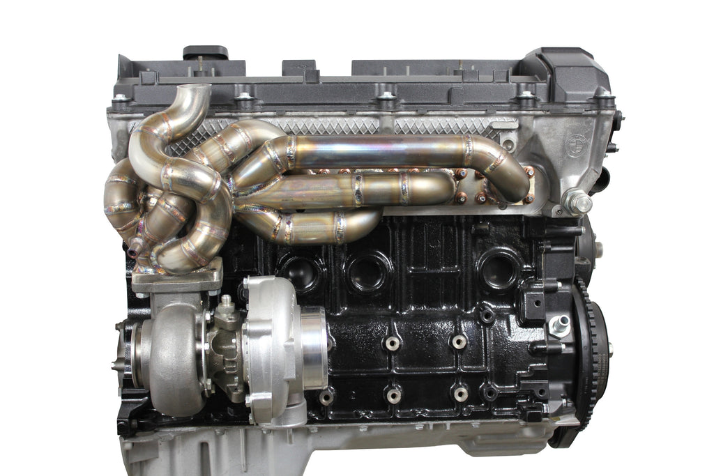 Collettore Turbo BMW M50/M52/M54 Bottom Mount Tubolare Inox (Solo LHD) - foto 4