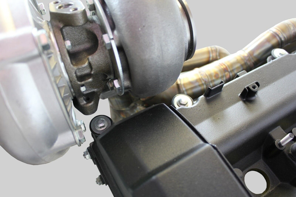 Collettore Turbo BMW M50/M52 E36 Top Mount Tubolare Inox T3 con Wastegate - foto 4