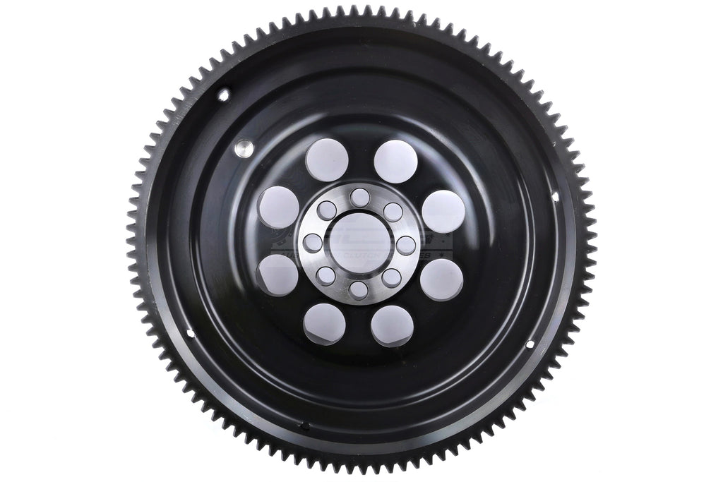 Volano Xtreme Clutch acciaio cromo-molibdeno - peso di spedizione 5.1 kg - Toyota Celica MK4 MK5 AA63 AT160 1983-1989 / Toyota Corolla E8 AE86 AE82 1983-1987 / Toyota Sprinter AE82 AE86 1983-1987