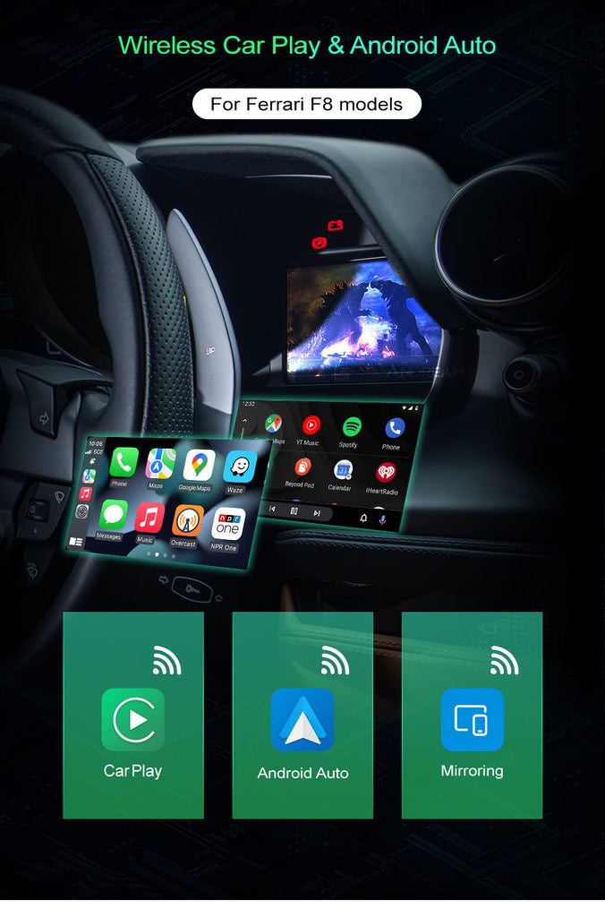 Modulo CarPlay wireless Ferrari F8 Tributo Spider - immagine 1