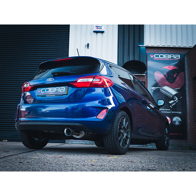 Scarico Sportivo Cat Back Cobra Sport per Ford Fiesta (Mk8) 1L EcoBoost Titanium