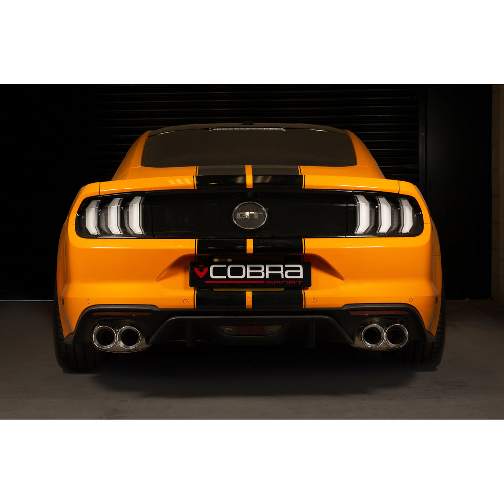 Scarico Sportivo Cat Back Cobra Sport per Ford Mustang 5.0 V8 GT (2018>) Facelift