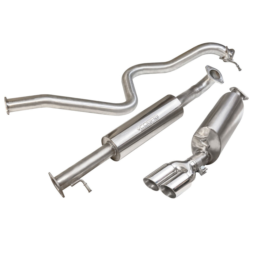 Scarico Sportivo Cat Back Cobra Sport per Ford Fiesta (Mk7) 1L EcoBoost (Zetec S)