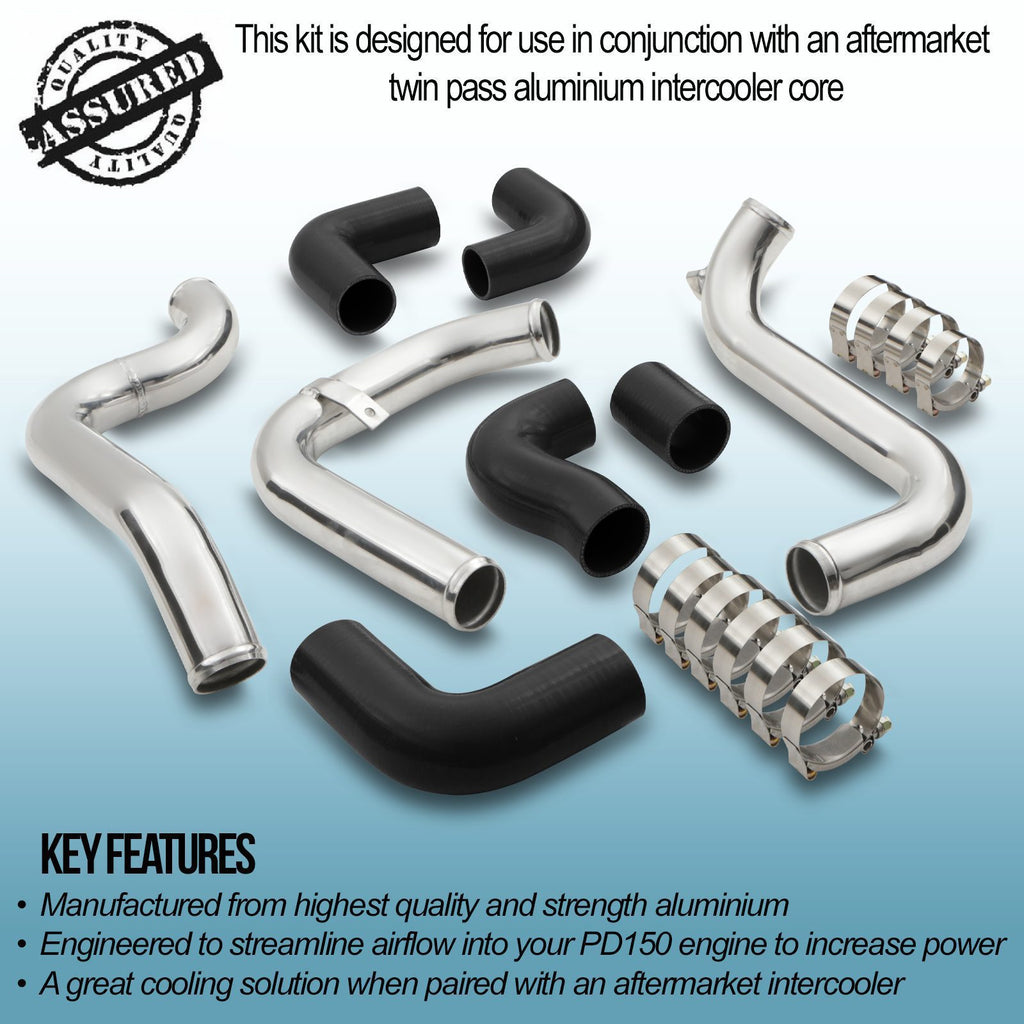 Kit Tubi Intercooler in Alluminio VW Golf Bora 1.9 TDI PD150 - foto 3