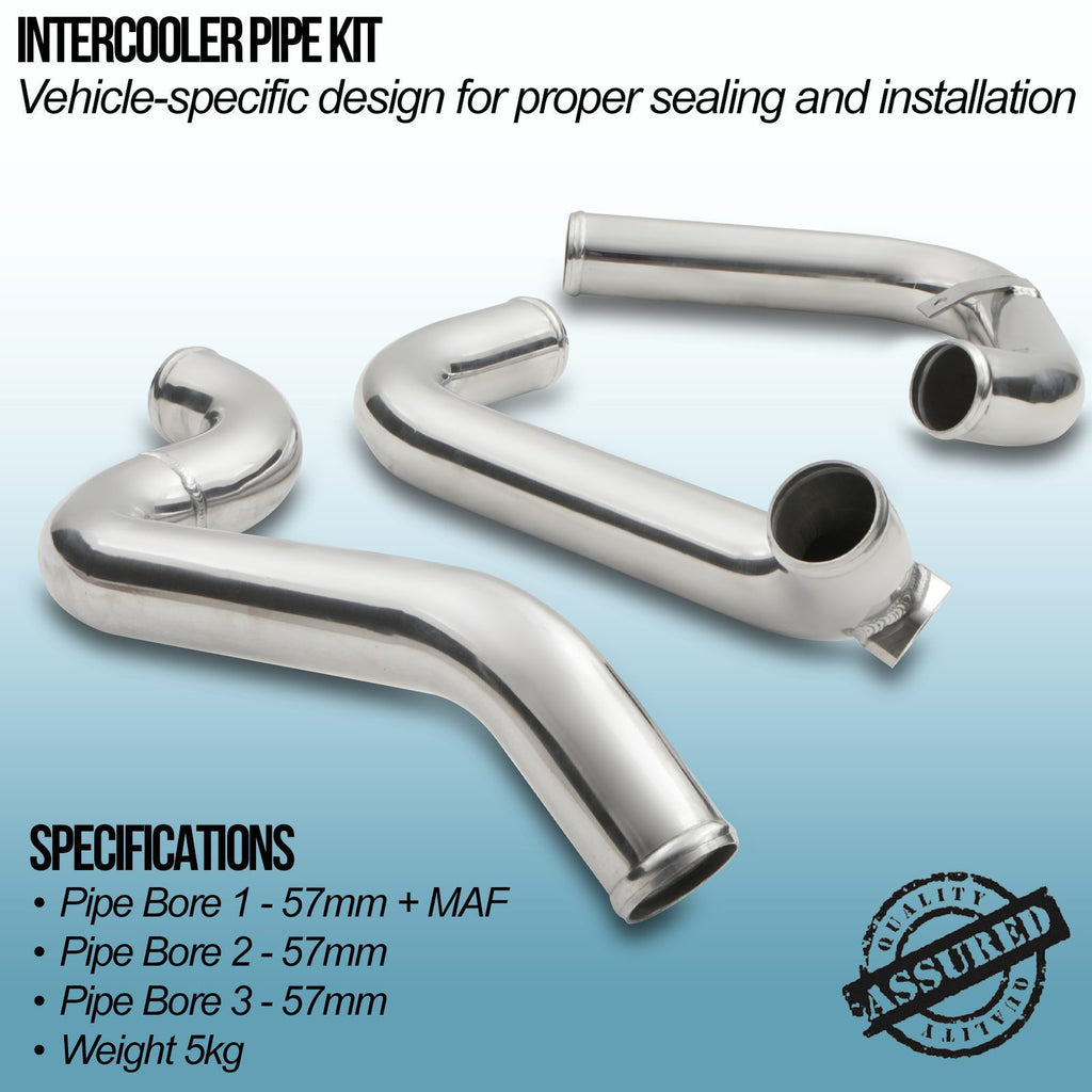 Kit Tubi Intercooler in Alluminio VW Golf Bora 1.9 TDI PD150 - foto 2