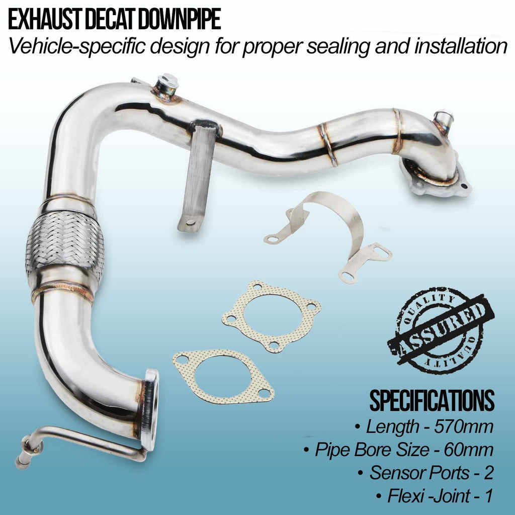 Downpipe Decat Ford Fiesta MK7 / Focus MK3 1.0 EcoBoost Zetec S 11-18 - foto 2
