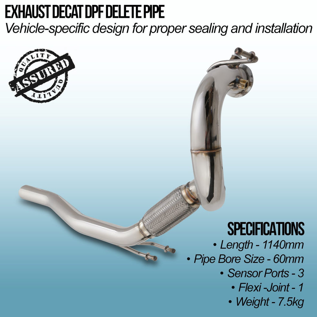 Downpipe Elimina DPF Skoda Octavia 1Z / Superb 3U 2.0 TDI PD170 06-11 - foto 2