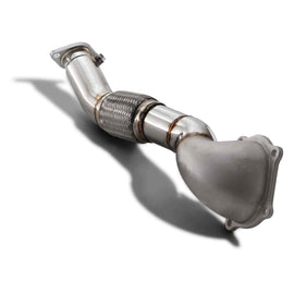 Turbo Elbow Downpipe in Acciaio Inox Mitsubishi Lancer Evo 10 X 4B11T 07-16 - foto 2