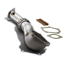 Turbo Elbow Downpipe in Acciaio Inox Mitsubishi Lancer Evo 10 X 4B11T 07-16 - foto 4