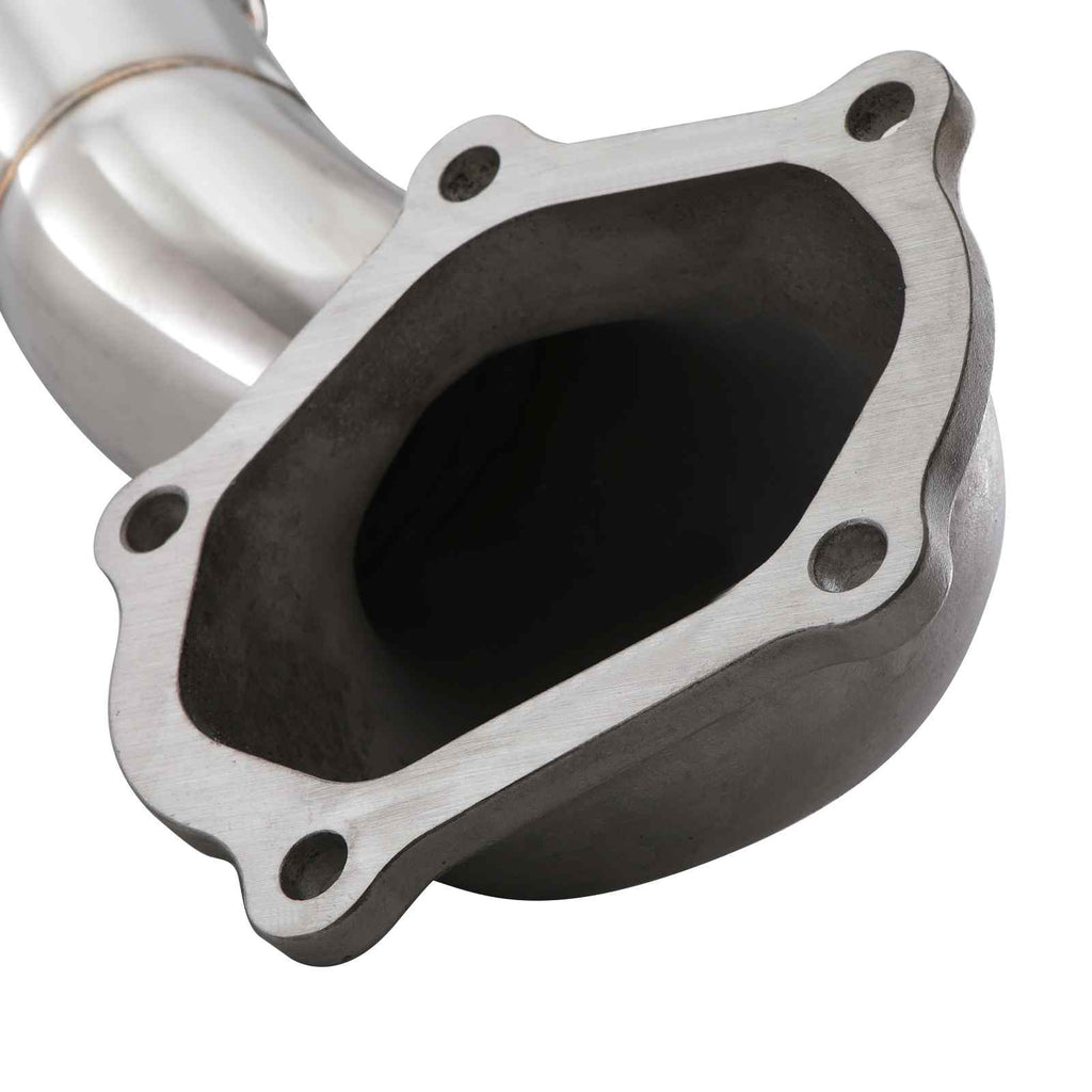 Turbo Elbow Downpipe in Acciaio Inox Mitsubishi Lancer Evo 10 X 4B11T 07-16 - foto 7
