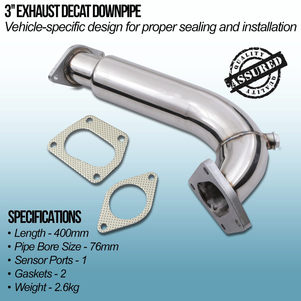 Downpipe Decat 3" Fiat 500 1.4 Abarth 08-18 (Turbo IHI)