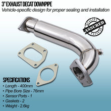 Downpipe Decat 3" Fiat 500 1.4 Abarth 08-18 (Turbo IHI)