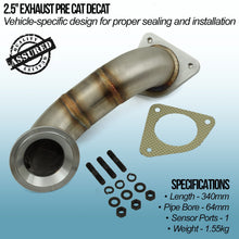 Decat Pre Cat 2.5" Opel Corsa D 1.6 Turbo VXR Nürburgring 11-15