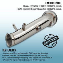 Decat 3.5" BMW 4 Series 435i F32 / F33 / F36 13-16 - foto 2