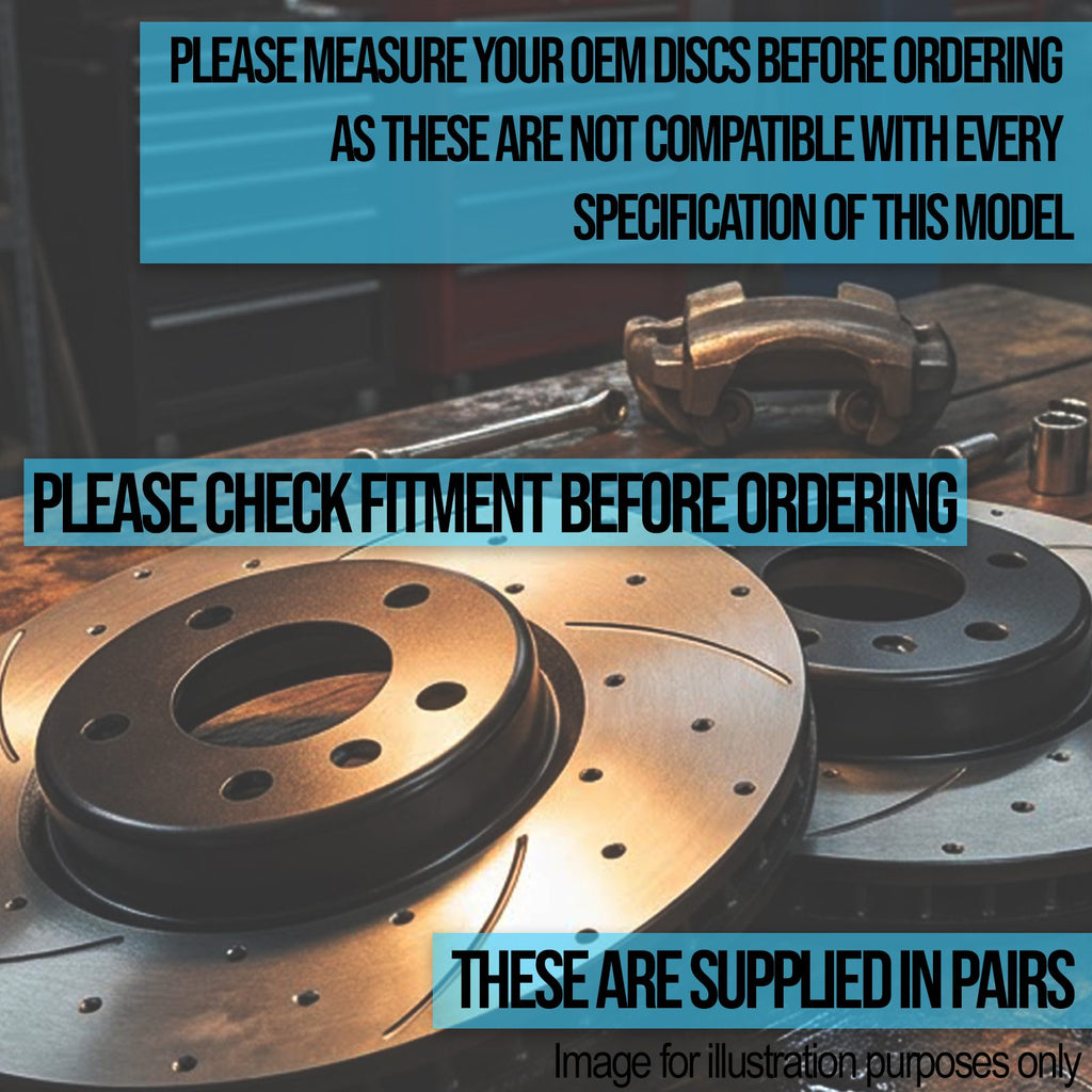 Dischi Freno Posteriori Forati e Scanalati 324mm BMW X5 E53 00-06 - foto 2