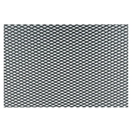 Griglia universale in alluminio nera 110x20 cm maglia stretta outlet