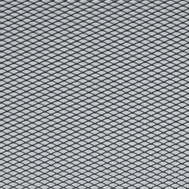 Griglia universale in alluminio nero 110x50 cm per microcar