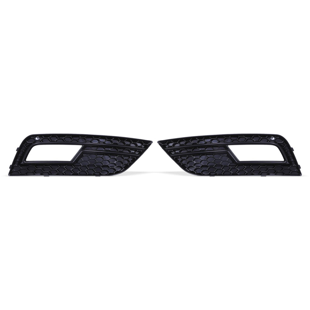 Cornici Fari Fendinebbia Stile RS4 Nero Lucido Audi A4 B8.5 13-16 - foto 2