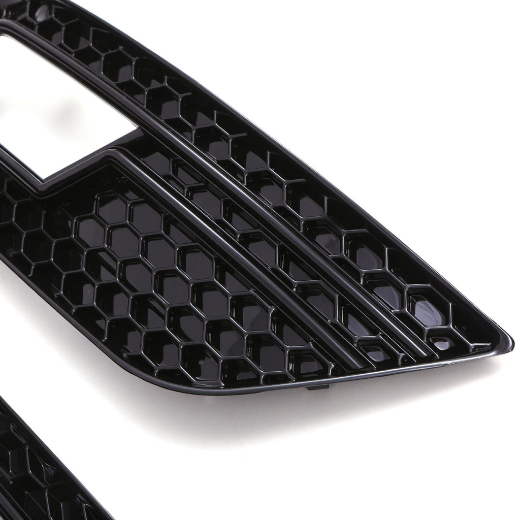 Cornici Fari Fendinebbia Stile RS4 Nero Lucido Audi A4 B8.5 13-16 - foto 8