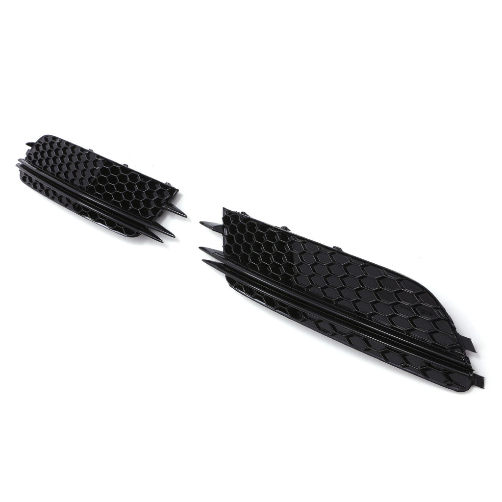 Griglia Anteriore a Nido d'Ape con Cornici Stile RS6 Nero Lucido Audi A6 C7 11-15 - foto 9