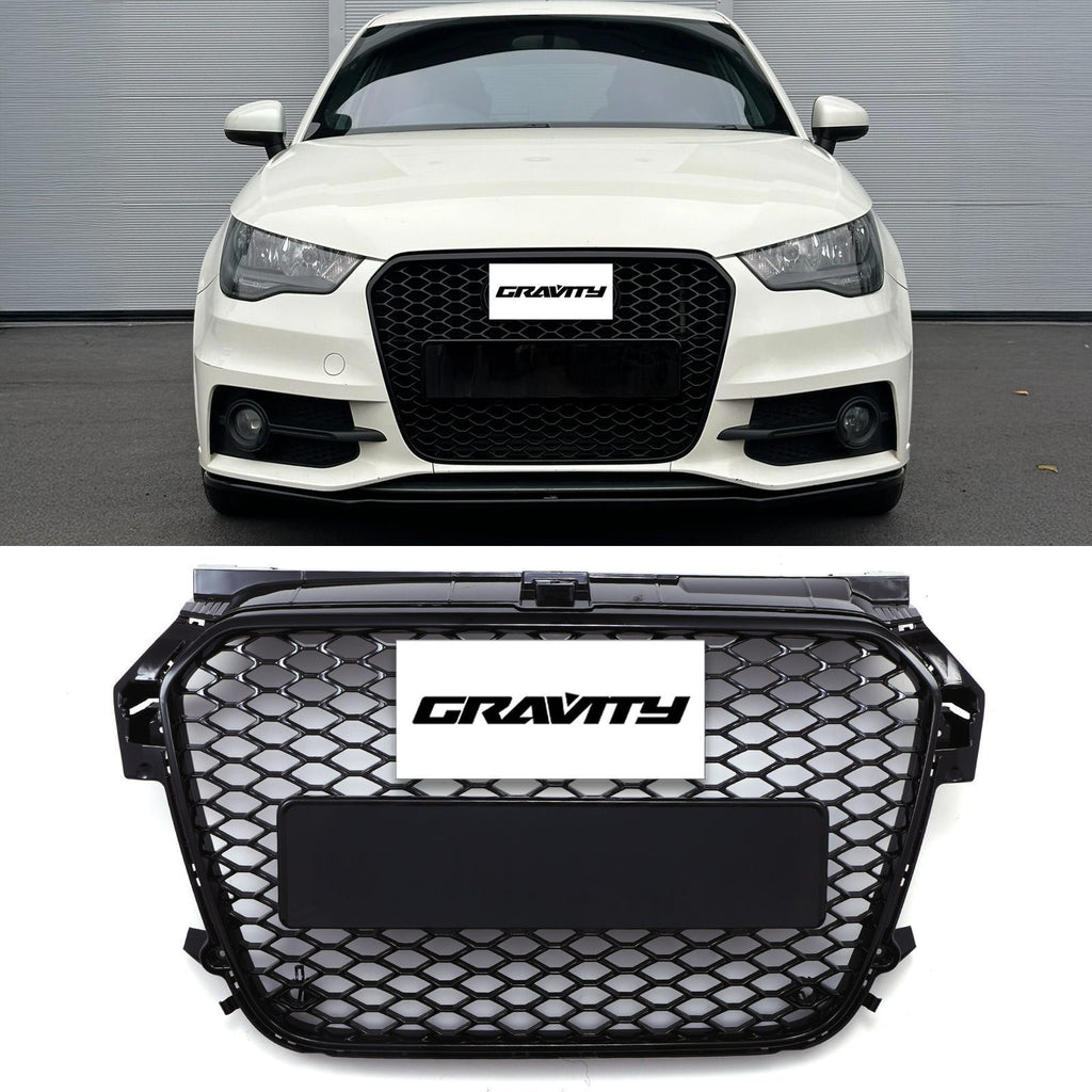 Griglia RS1 con Logo Nero Audi A1 8X Pre-Facelift 10-15
