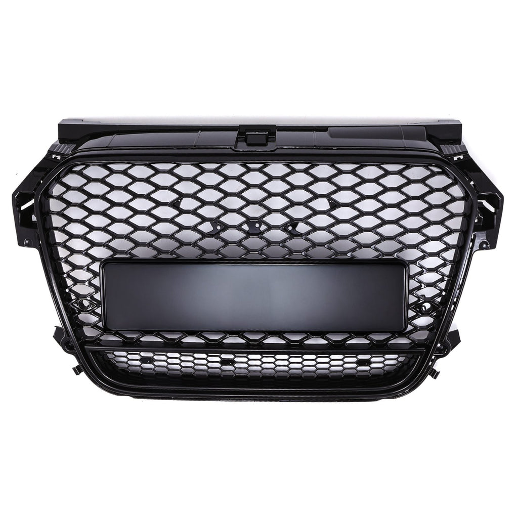 Kit Griglia RS e Cover Fari Fendinebbia Nero Lucido Audi A1 8X 10-15 - foto 10
