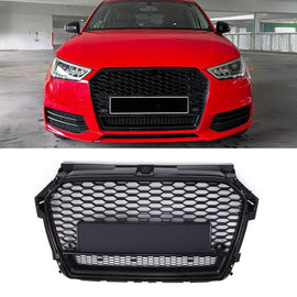 Griglia RS1 Quattro Badgeless Nero Audi A1 8X Facelift 15-18