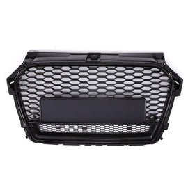 Griglia RS1 Quattro Badgeless Nero Audi A1 8X Facelift 15-18 - foto 2