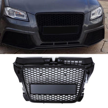 Griglia Anteriore Stile RS3 Nero Lucido Audi A3 8P Facelift 08-12