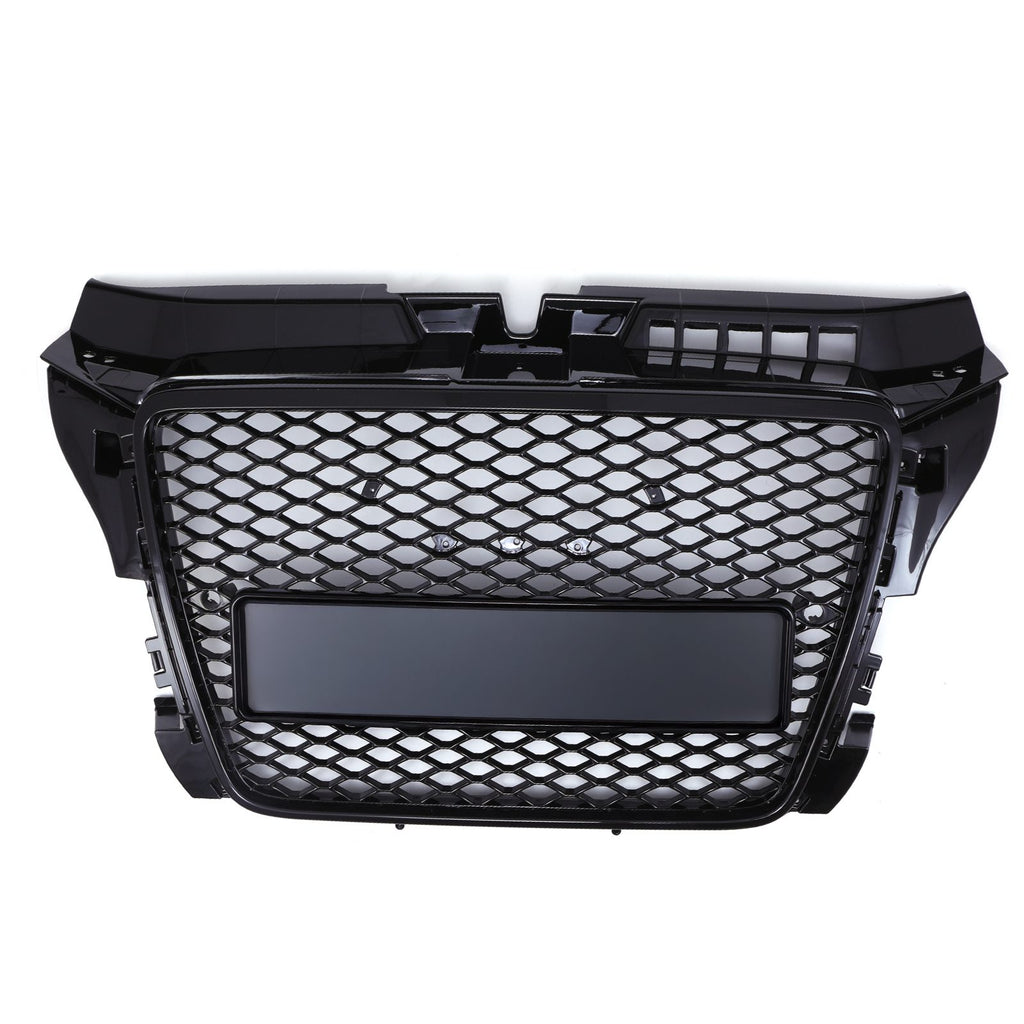 Griglia Anteriore Stile RS3 Nero Lucido Audi A3 8P Facelift 08-12 - foto 2
