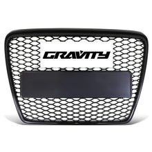 Griglia Anteriore Stile RS6 con Logo Nero Lucido Audi A6 C6 4F 05-12 - foto 2