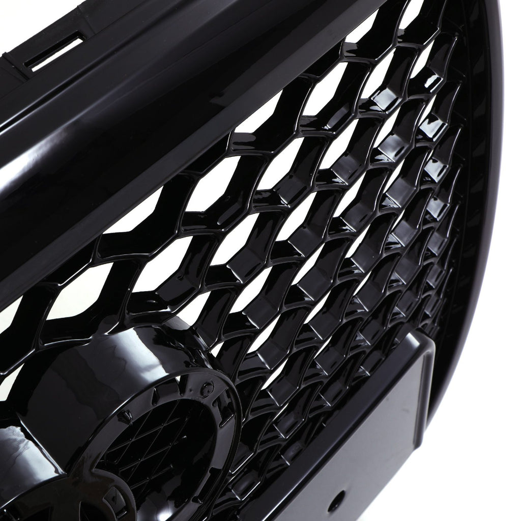 Griglia Anteriore Stile RS6 con Logo Nero Lucido Audi A6 C6 4F 05-12 - foto 4
