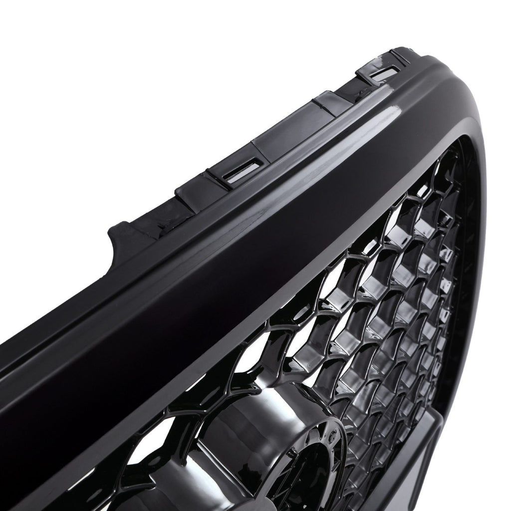 Griglia Anteriore Stile RS6 con Logo Nero Lucido Audi A6 C6 4F 05-12 - foto 7