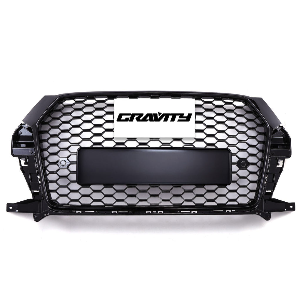 Griglia Anteriore Stile RSQ3 con Logo Nero Lucido Audi Q3 8U Facelift 15-18 - foto 2