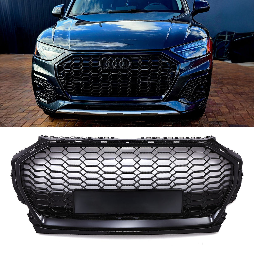 Griglia Anteriore Senza Stemma Stile SQ5 Nera Lucida Audi Q5 FY 21-24