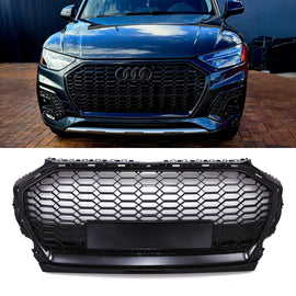 Griglia Anteriore Senza Stemma Stile SQ5 Nera Lucida Audi Q5 FY 21-24